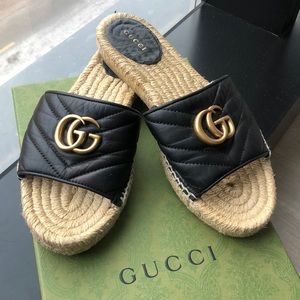 Gucci Flat Form Pilar Slide